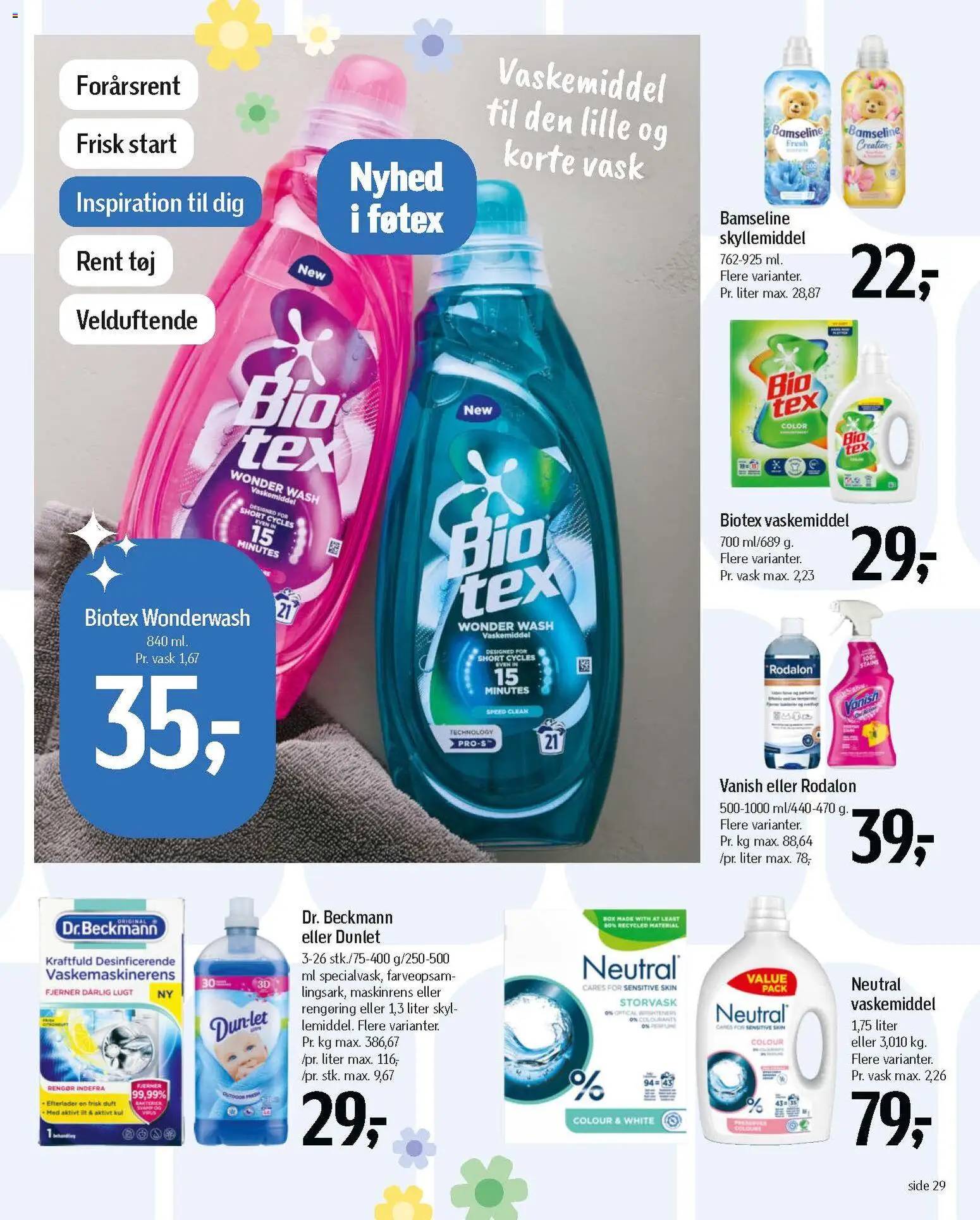 Føtex tilbudsavis – gyldig fra 13.03.2026 | Side: 54 | Produkter: Duft, Skyllemiddel, Tøj