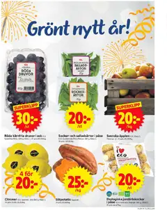 ICA Supermarket - erbjudanden - Förhandsvisning av reklamblad från butik ICA Supermarket aktuell från 29.12.2025 | Sida: 7 | Produkter: Gem, Äpplen, Sötpotatis, Ärtor