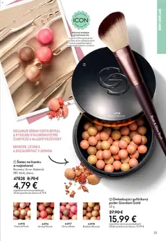 Oriflame leták platný od 04.03.2026 | Strana: 23 | Produkty: Púder, Lícenka, Rozjasňovač, Štetec