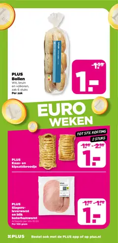 PLUS Kaas- en kipsatébroodje, Kaas- en kipsatébroodje, 2 stuks - Voorbeeld van een folder van Plus, geldig van 15.04.2026 | Pagina: 8