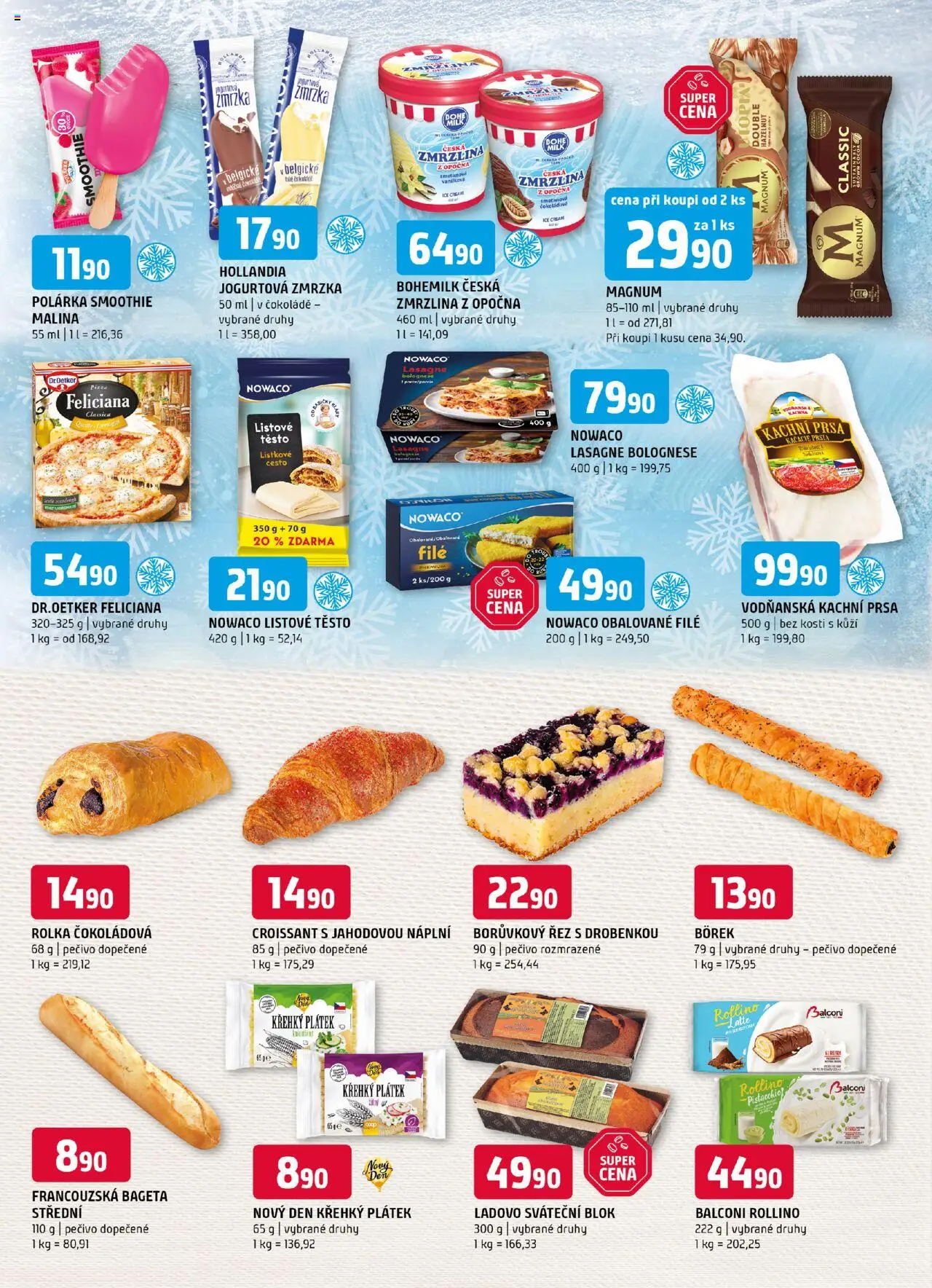 Terno leták - Prachatice od 13.08.2025 | Strana: 6 | Produkty: Zmrzlina, Smoothie, Lasagne, File