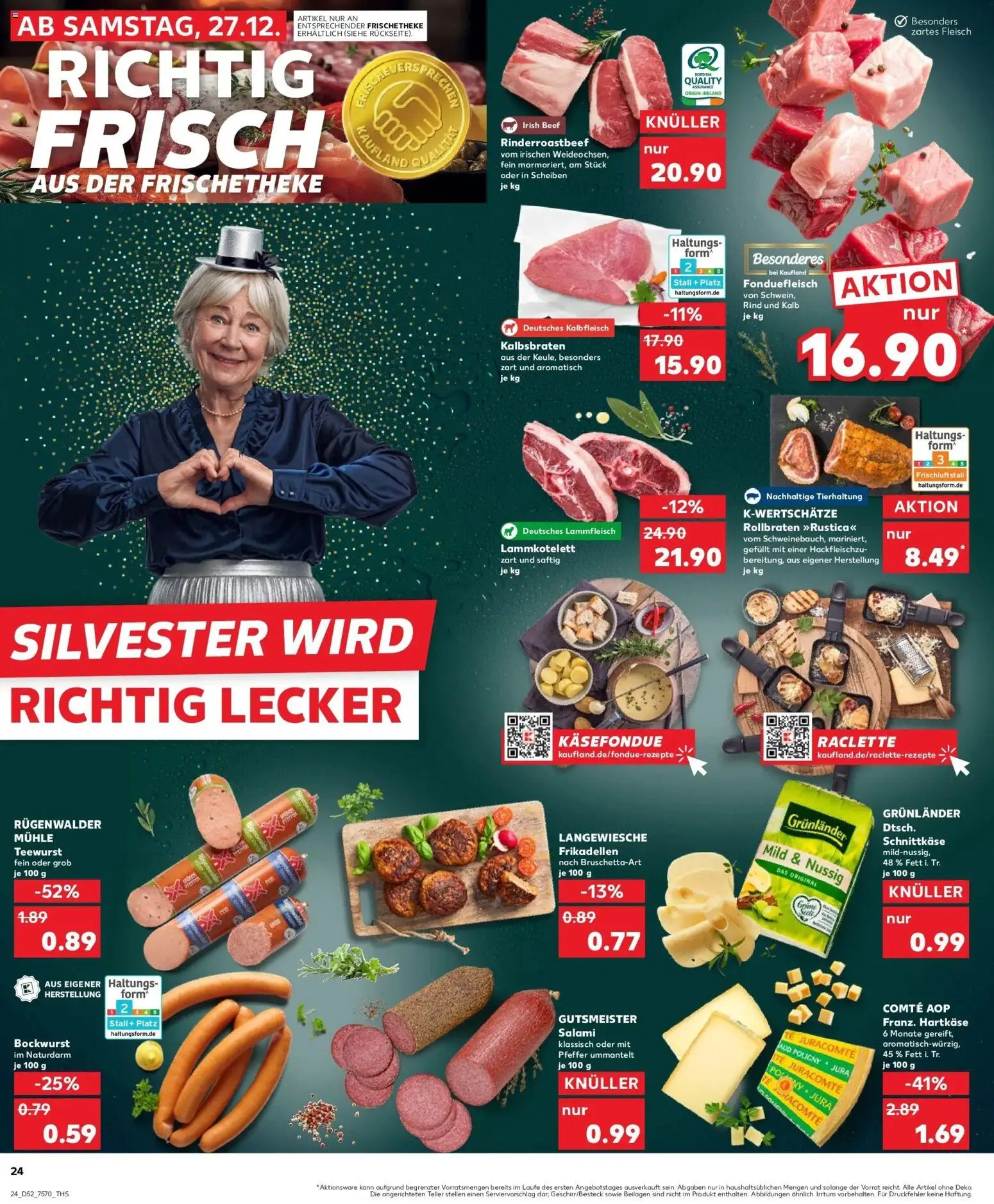 Kaufland prospekt Krefeld	 – gültig ab 28.12.2025 | Seite: 24 | Produkte: Jura, Mühle, Salami, Fleisch