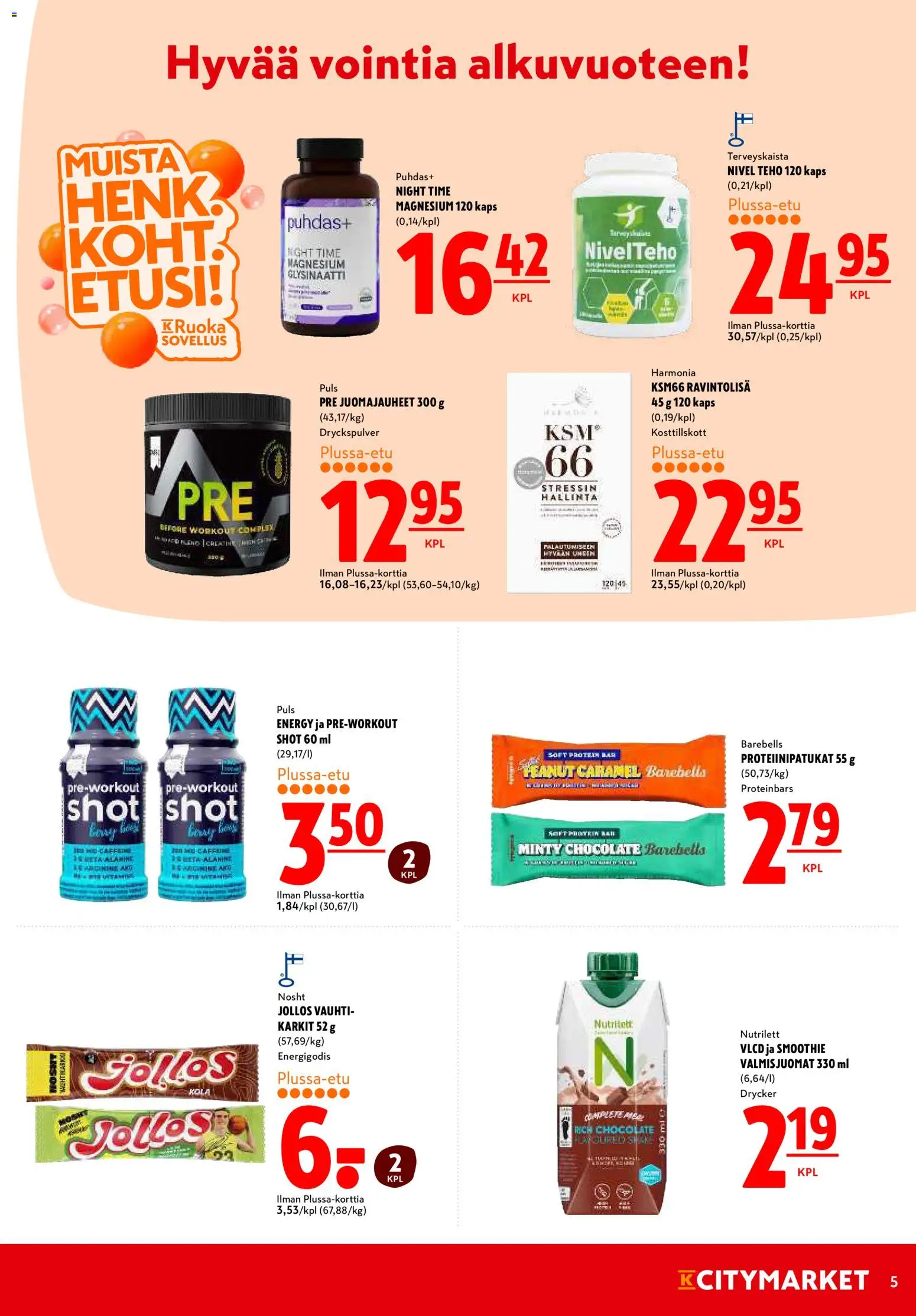 K-Citymarket tarjoukset – voimassa 01.01.2026 alkaen | Sivu: 5