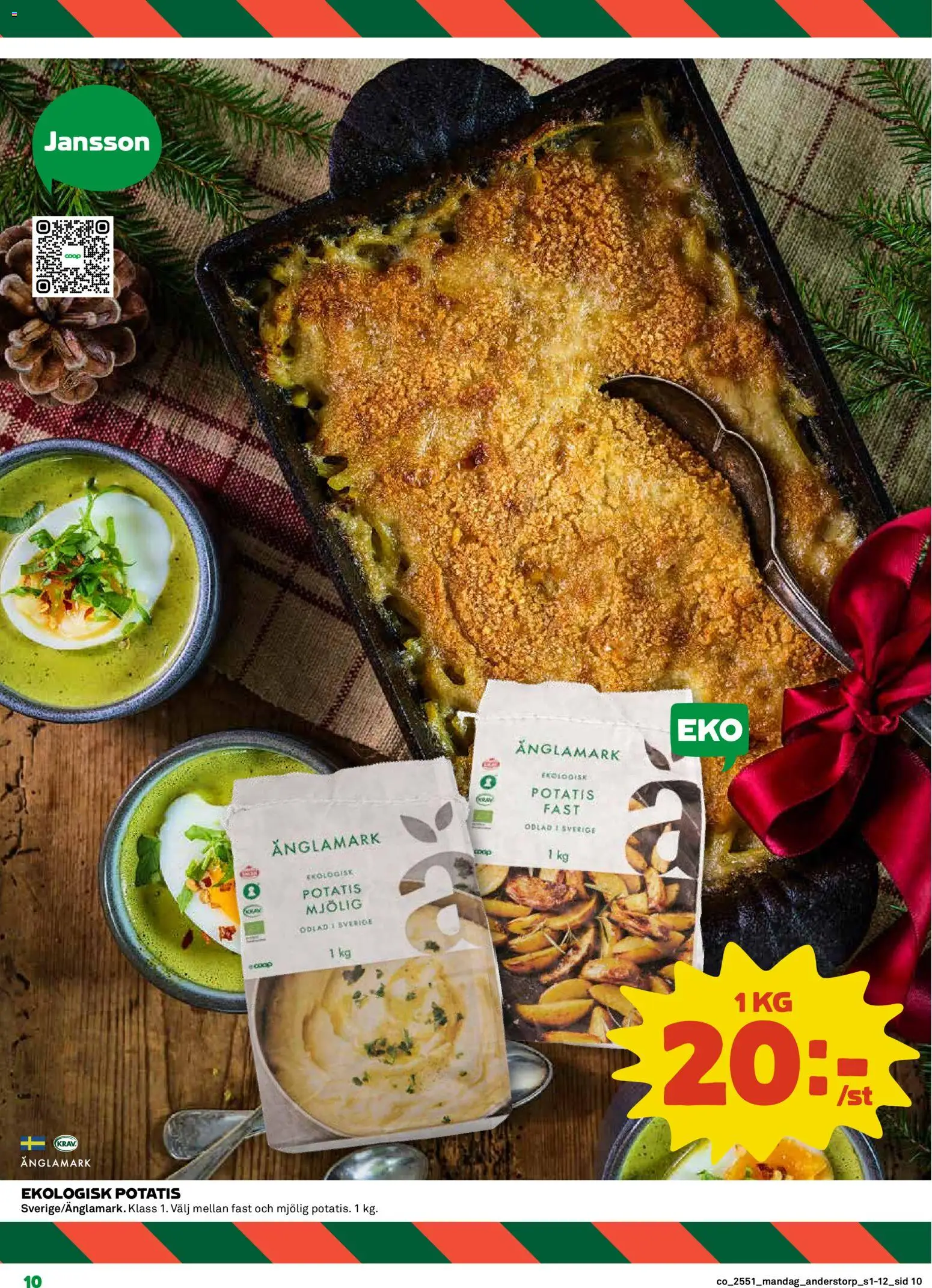 Coop reklamblad aktuell från 15.12.2025 | Sida: 10 | Produkter: Potatis