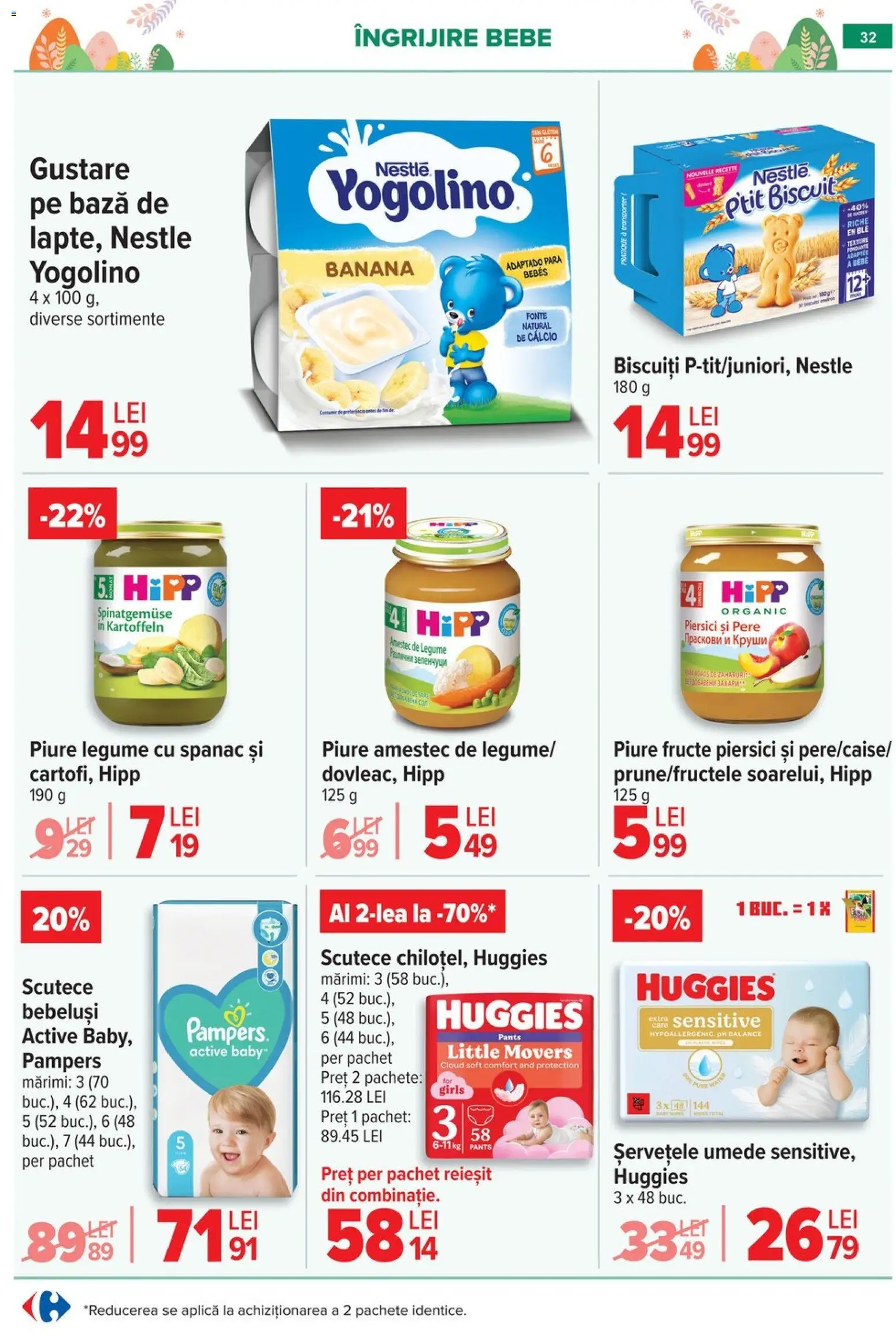 Noul catalog Carrefour – valabil de la 06.04.2026 | Pagină: 38 | Produse: Pară, Biscuiți, Legume, Fructe