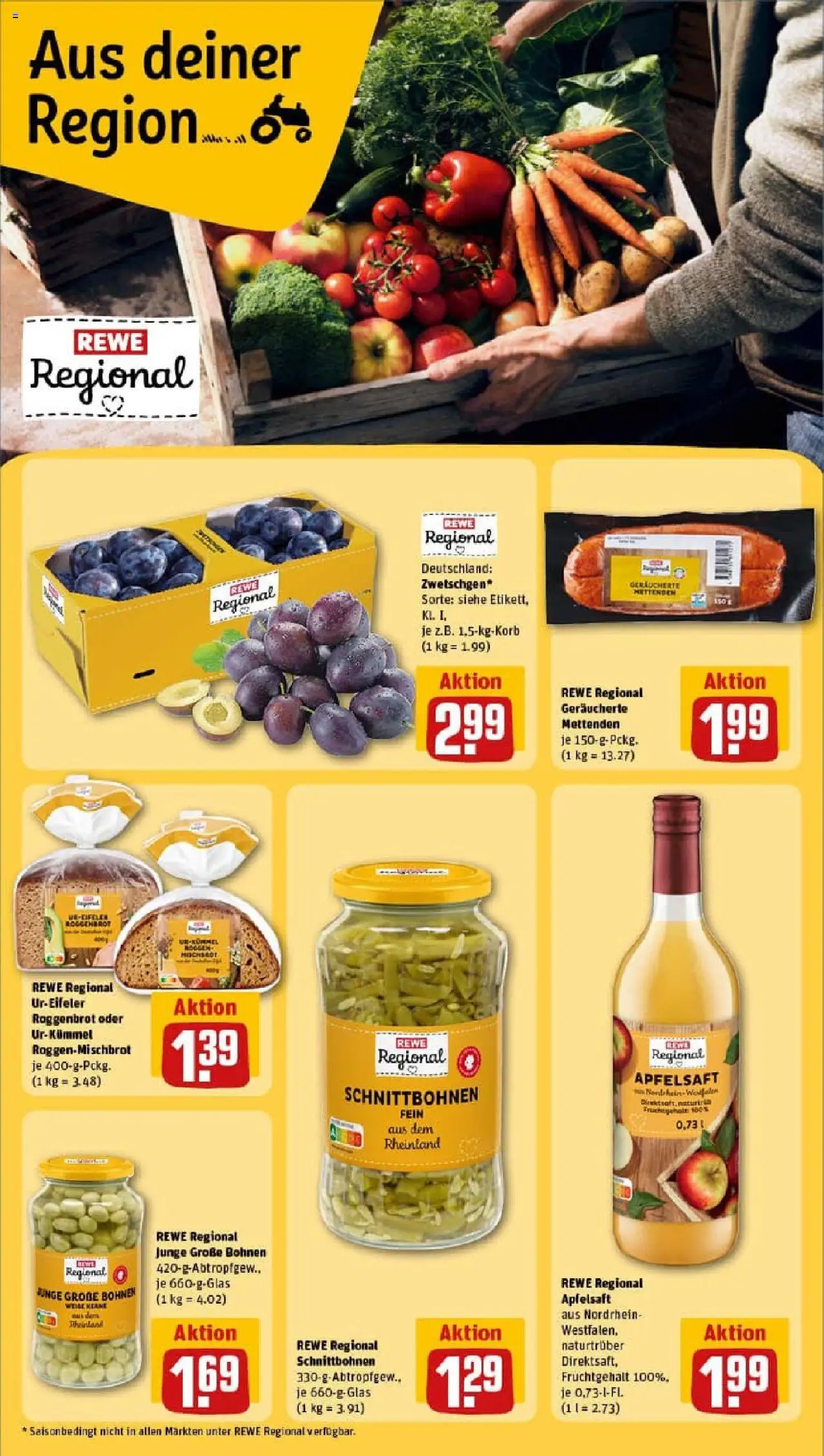 Rewe prospekt Emmelshausen	 – gültig ab 17.08.2025 | Seite: 23 | Produkte: Apfelsaft, Apple