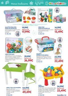 Vista previa Juguettos catálogo Navidad válido desde el 27.10.2025 | Página: 133 | Productos: Esponja, Juguetes, Mesa, Silla