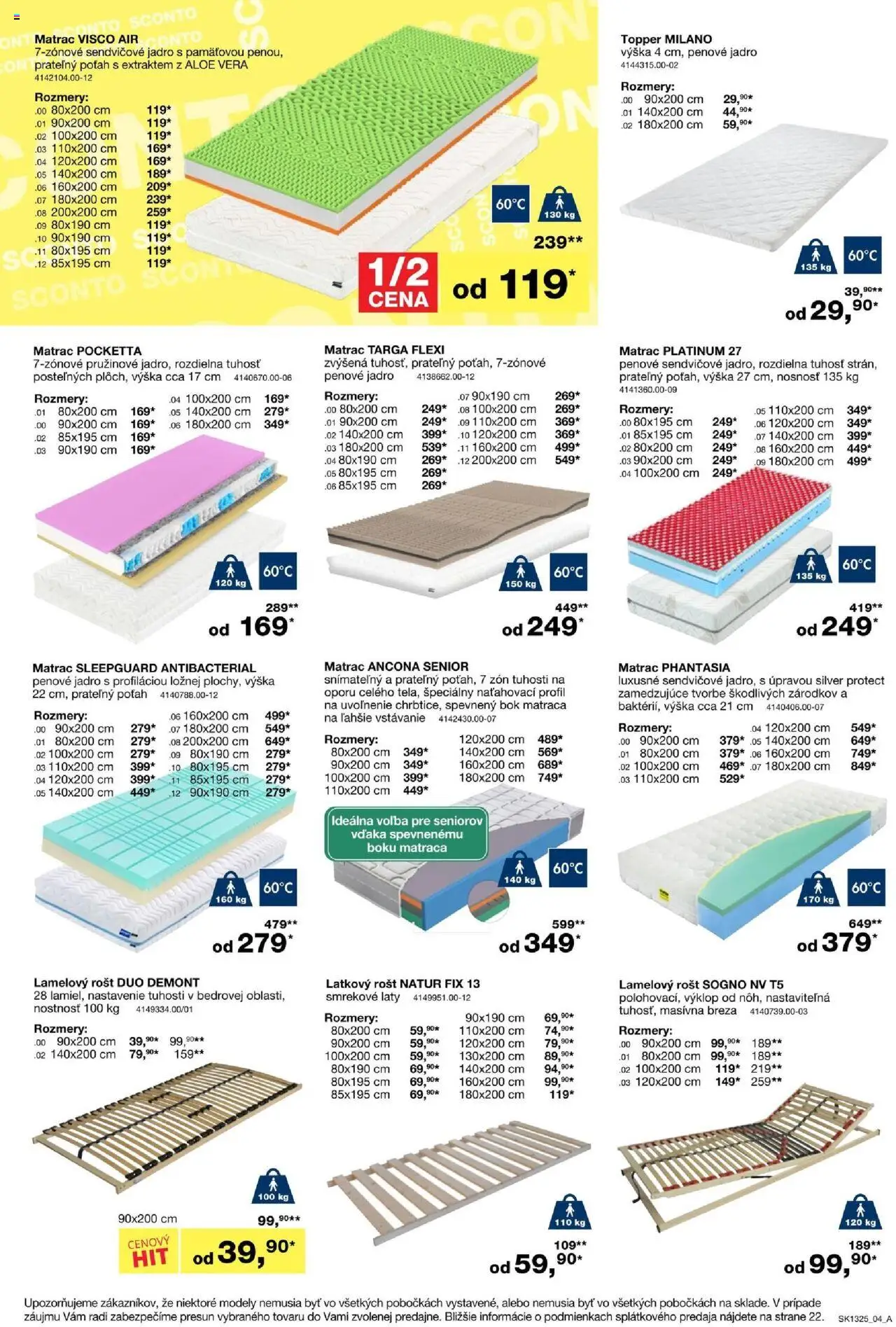 Nové Sconto nábytok akcie – leták je platný od 15.10.2025 | Strana: 4