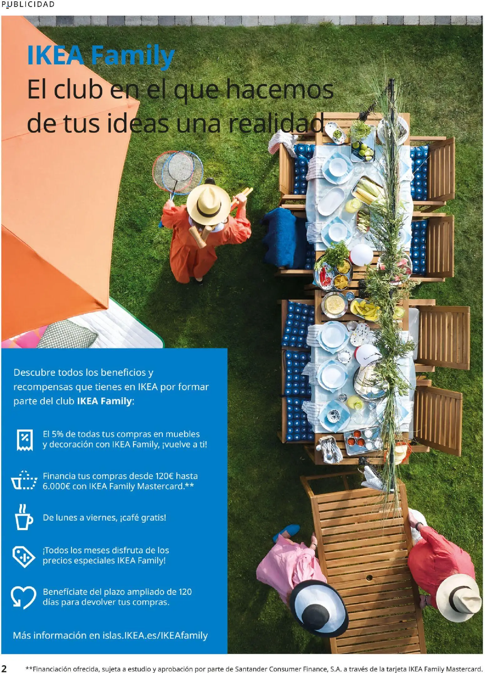 Catálogo IKEA Muebles de exterior │ válido desde el 17.12.2025 | Página: 2 | Productos: Café, Muebles