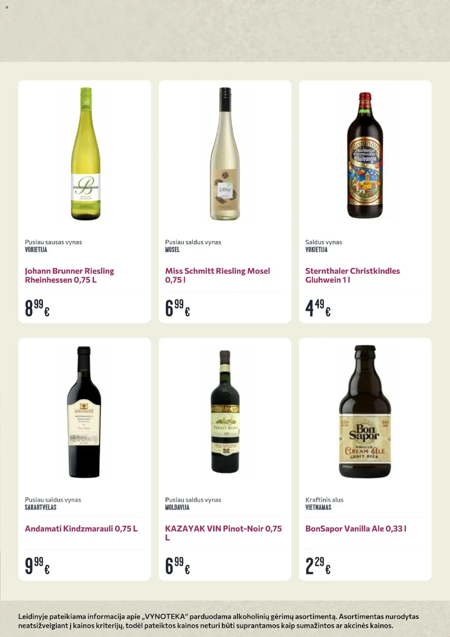 VYNOTEKA akcijos nuo 12.01.2026 | Puslapis: 18 | Prekių: Vynas, Alus