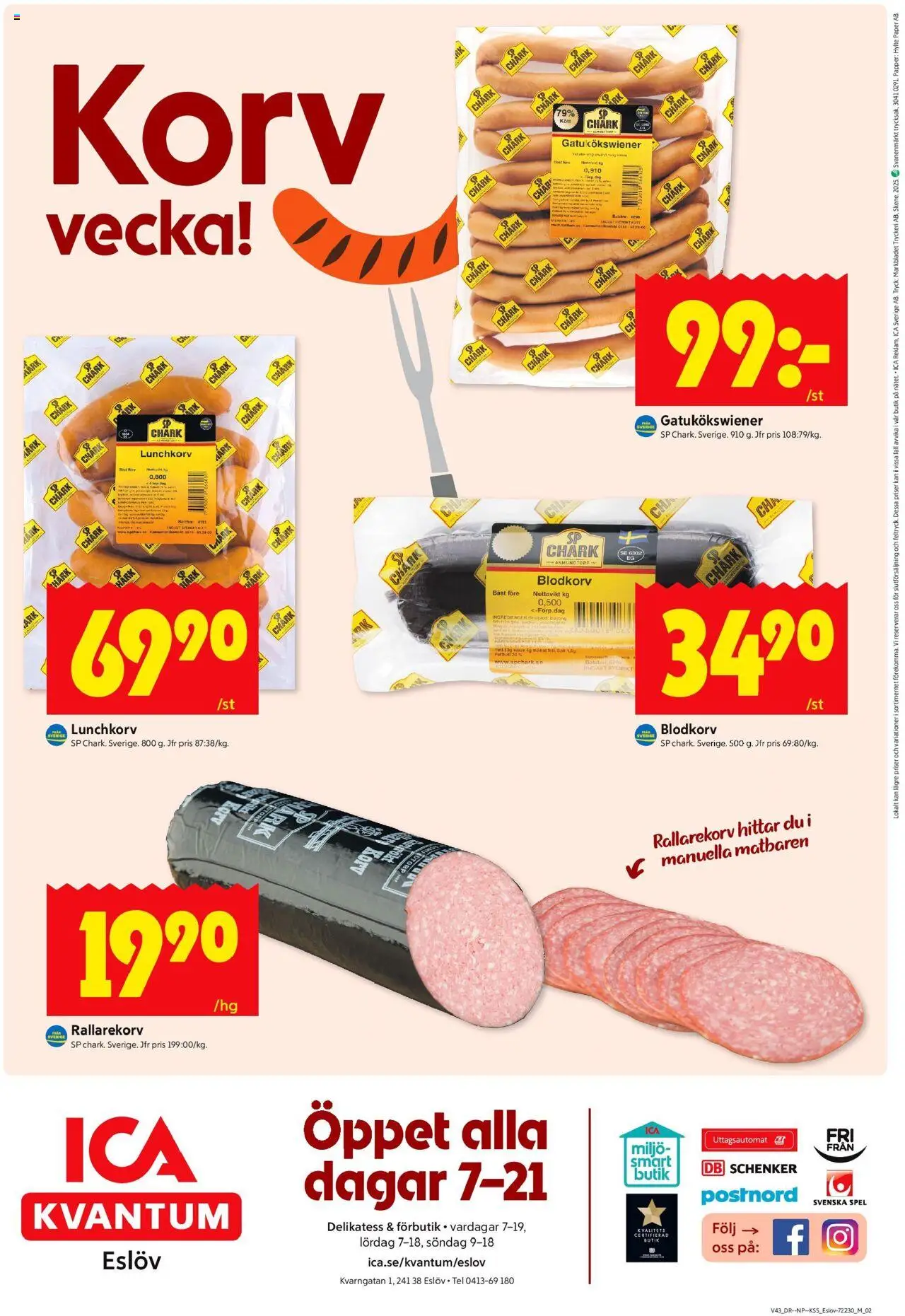 ICA Kvantum reklamblad aktuell från 20.10.2025 | Sida: 10 | Produkter: Potatis, Papper, Gin, Spel