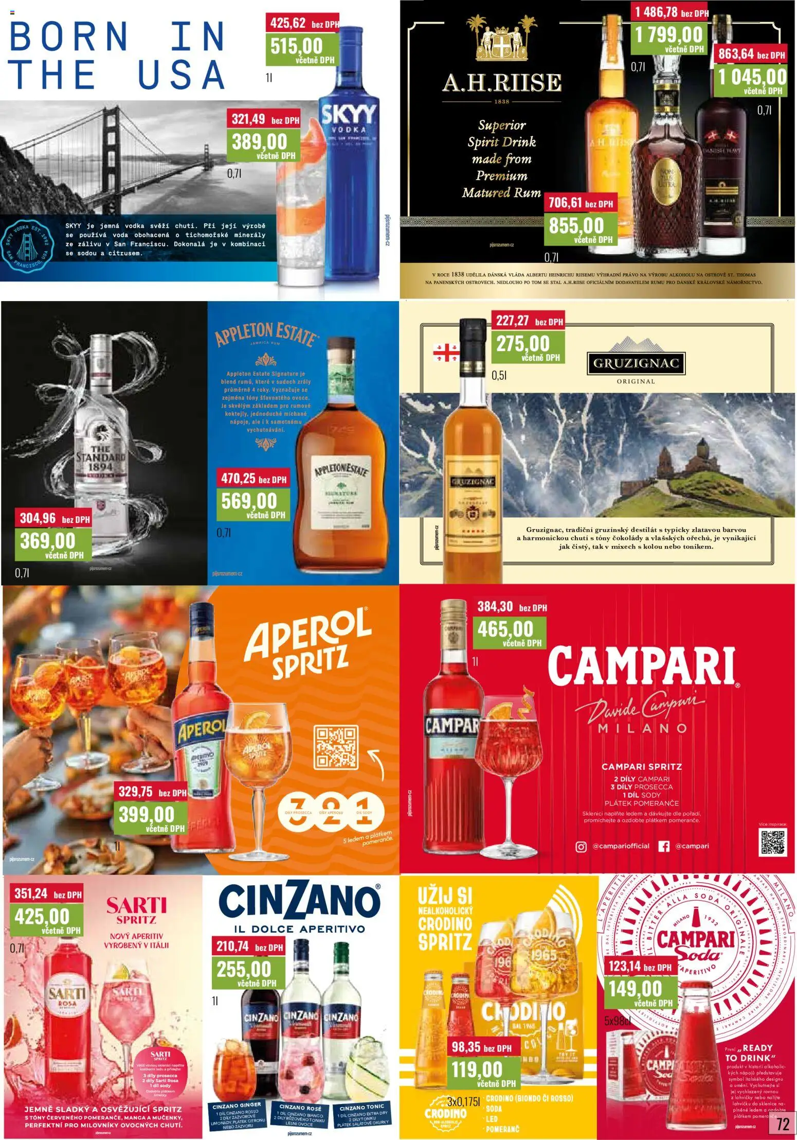 Ratio leták od 01.04.2026 | Strana: 73 | Produkty: Voda, Okurky, Campari, Tonic