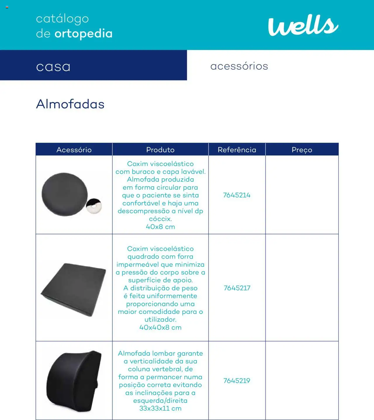 Well’s Catálogo de Ortopedia │ válido de 12.02.2024 | Página: 119 | Produtos: Almofada