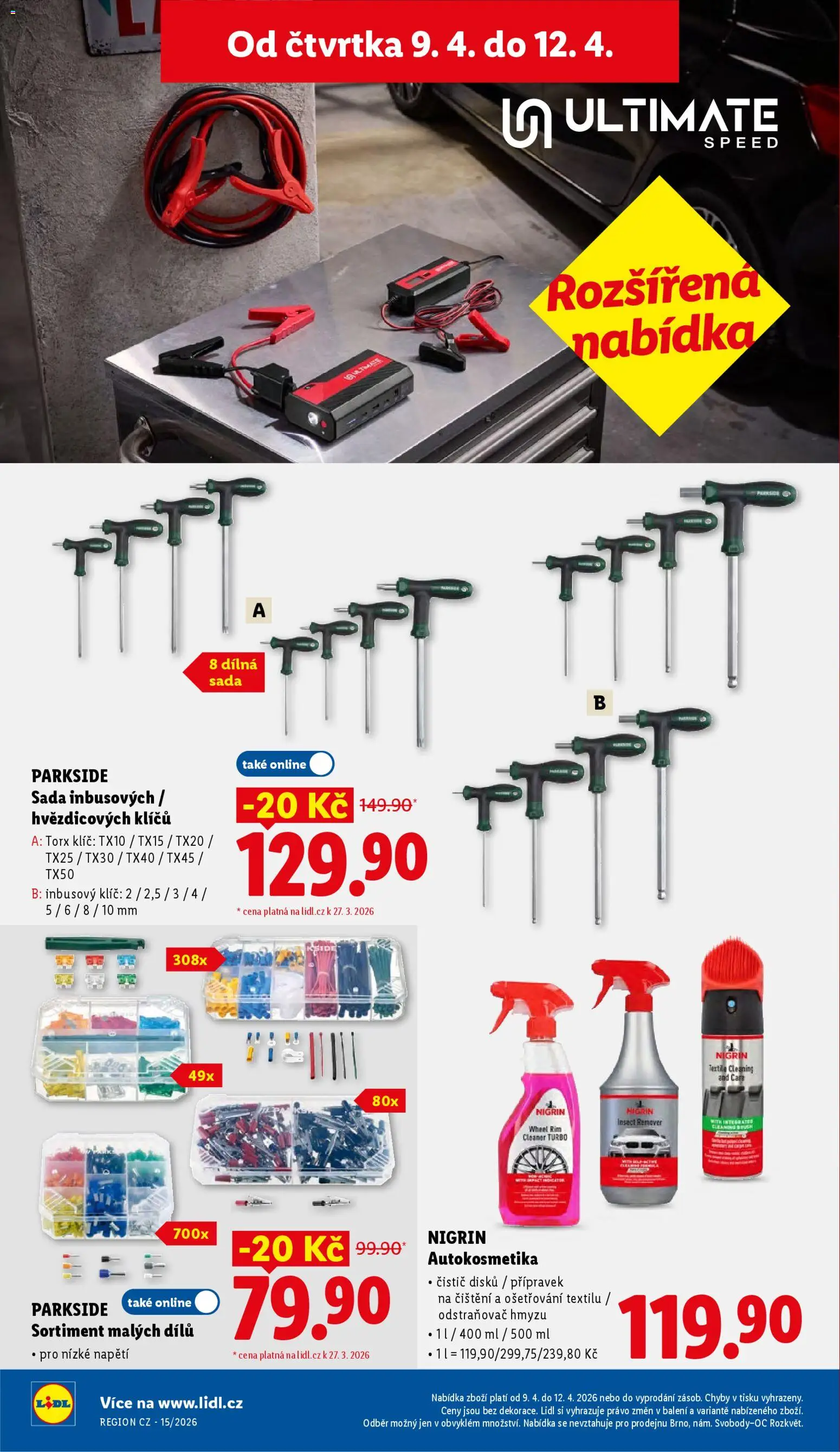 Lidl leták od 09.04.2026 | Strana: 36 | Produkty: Parkside