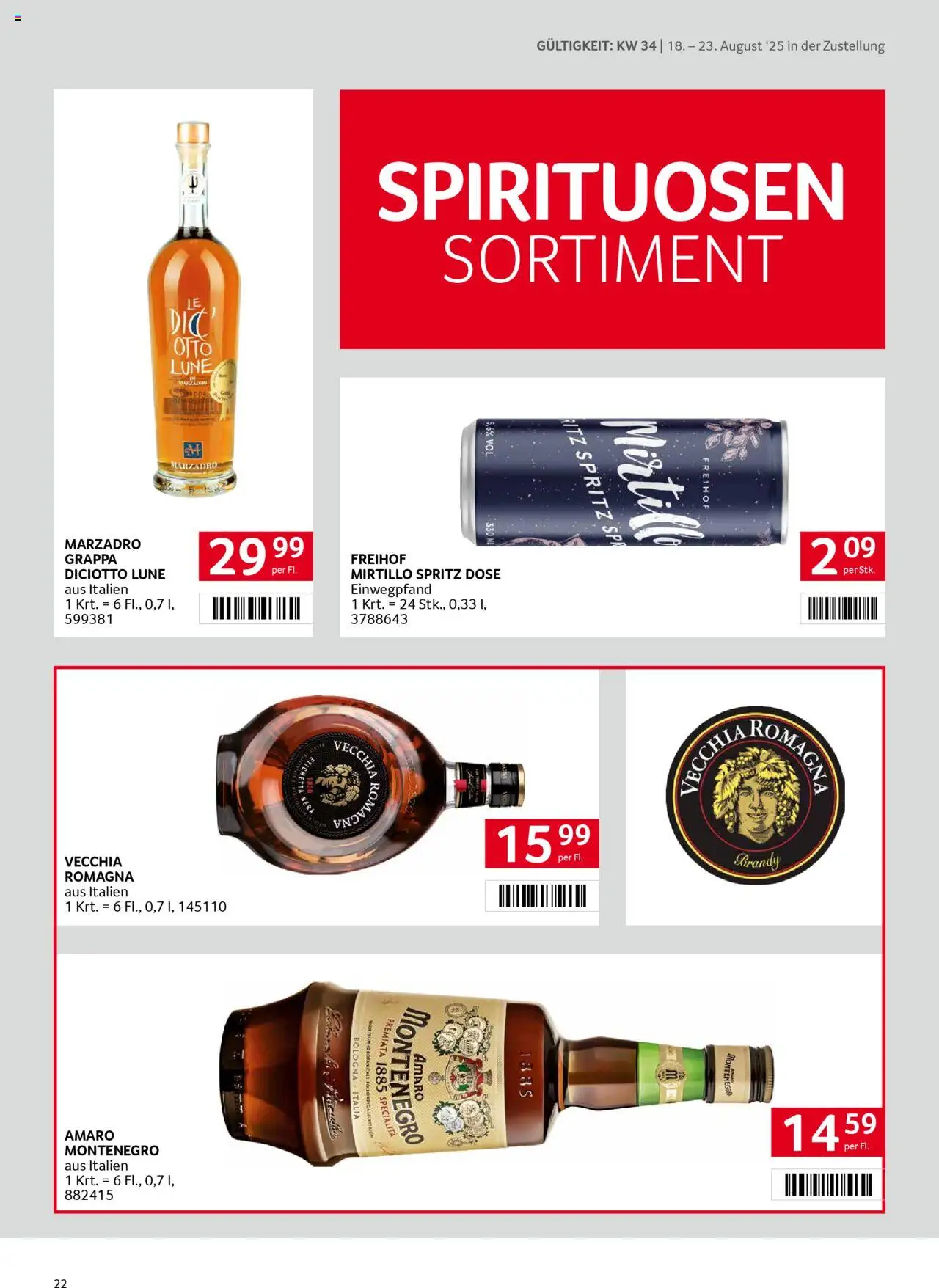 Transgourmet Zustellaktion gültig ab 17.08.2025 | Seite: 22