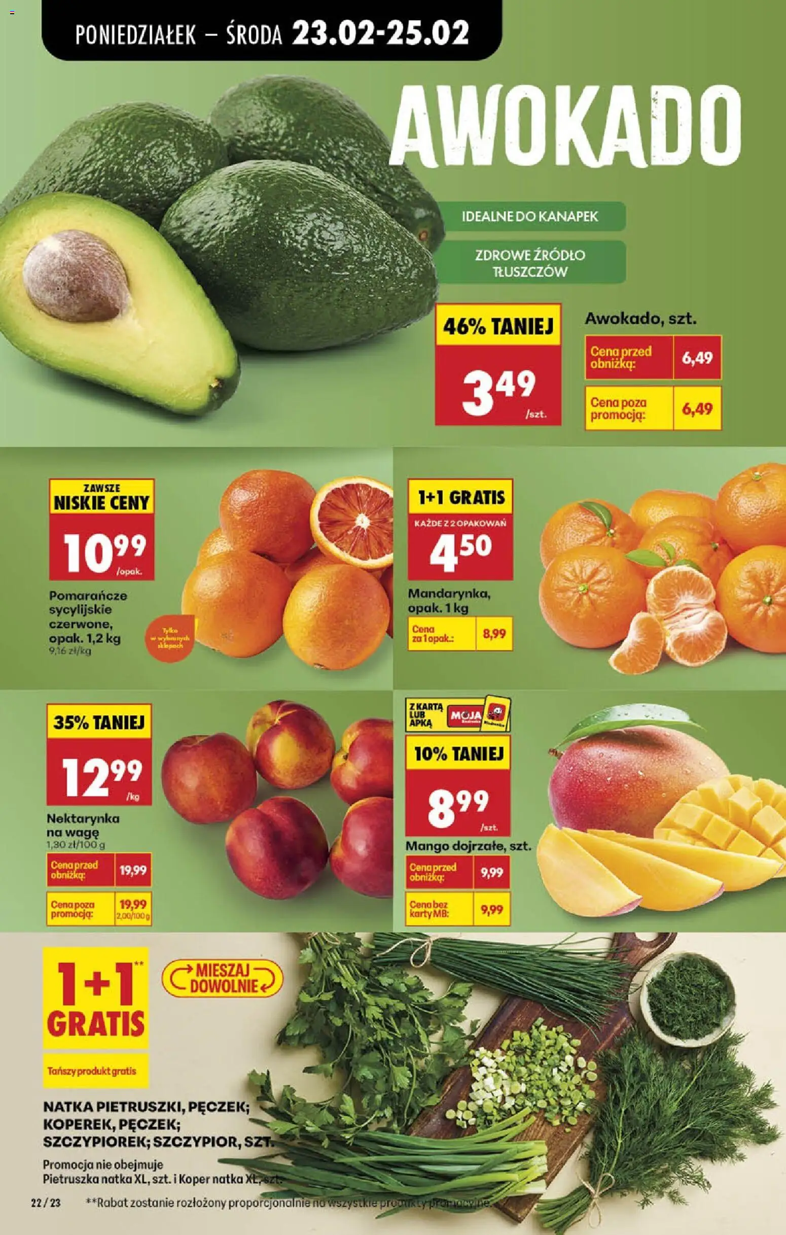Biedronka Polsko leták od 23.02.2026 | Strana: 24 | Produkty: Mango, Karty