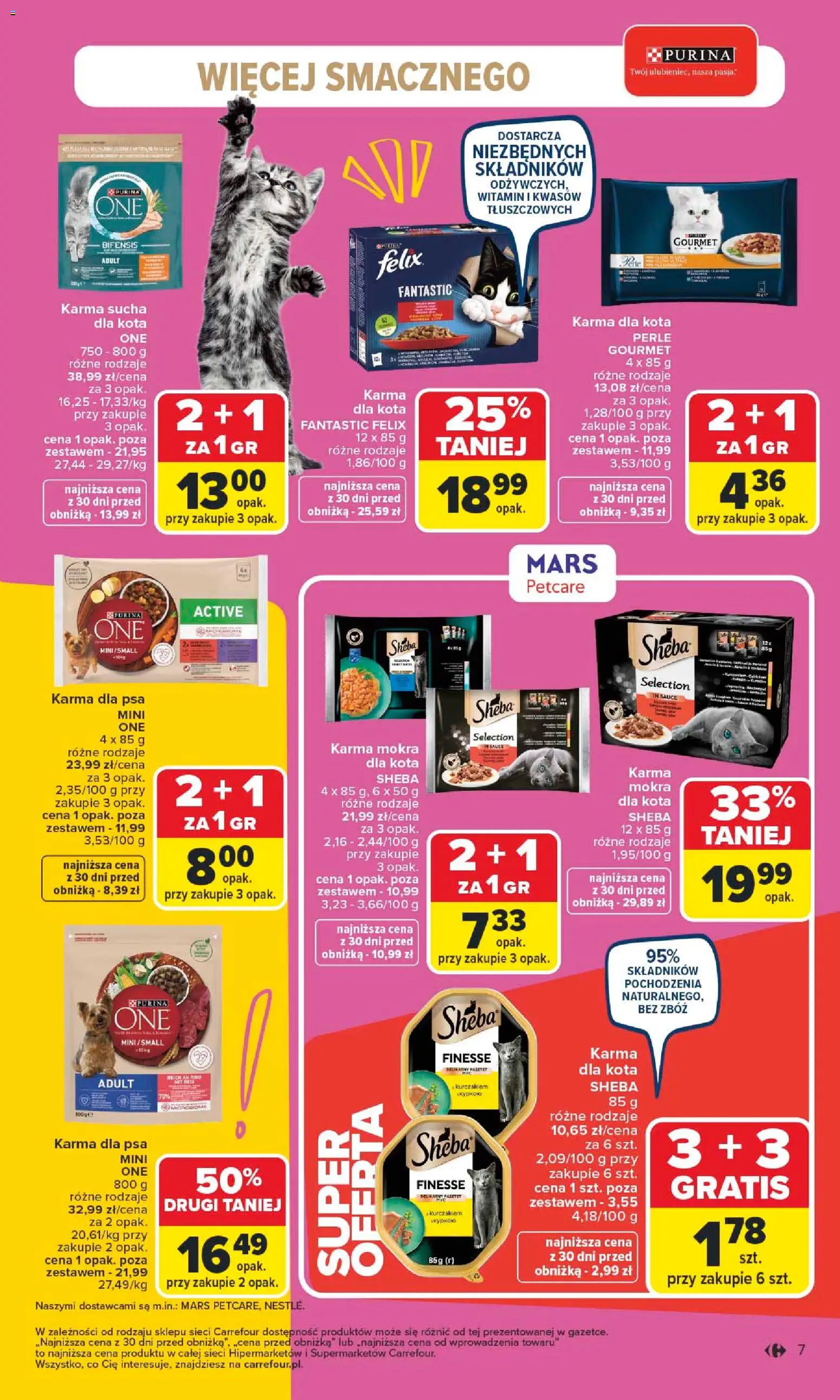 Carrefour Gazetka - Pies & Kot od 02.02.2026 | Strona: 7 | Produkty: Karma dla kota, Karma dla psa