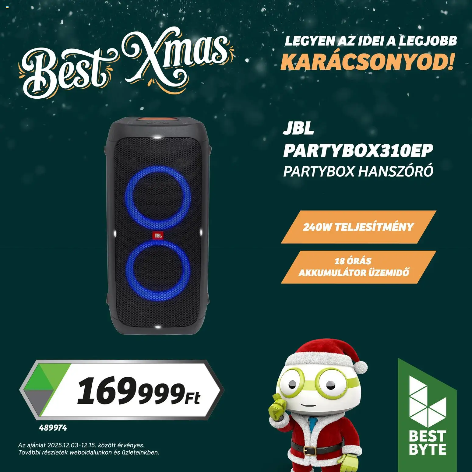 Best Byte akciós ujság - amely érvényes a következő dátumtól: 03.12.2025 | Oldal: 7 | Termékek: Akkumulátor