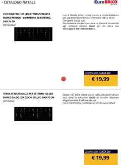Anteprima del volantino Eurobrico Natale catalogo valido a partire dal 23.07.2025 | Pagina: 21 | Prodotti: Tenda