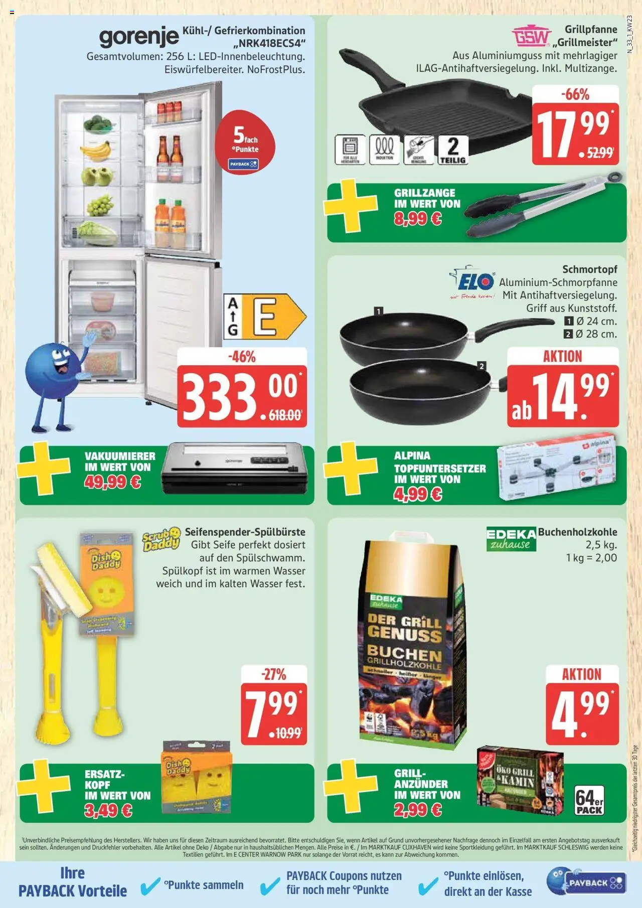 Marktkauf - Marktkauf: Wochenangebote - gültig ab dem 01.06.2025 | Seite: 33 | Produkte: Gorenje, Grill, Seife, Wasser