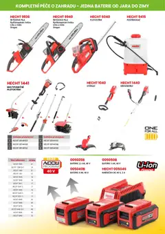 Náhled letáku Hecht katalog - Jaro - léto 2026 od 19.02.2026 | Strana: 53 | Produkty: Plotostřih, Křovinořez, Baterie, Pila