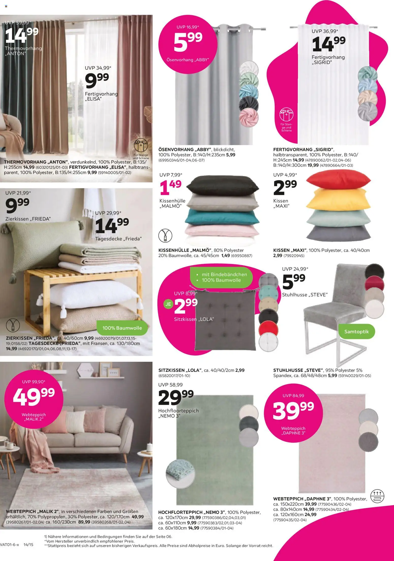 Mömax Prospekt aktuell gültig ab 13.01.2026 | Seite: 14 | Produkte: Kissen