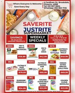 New Saverite catalogue – valid from 15.09.2025 | Page: 3