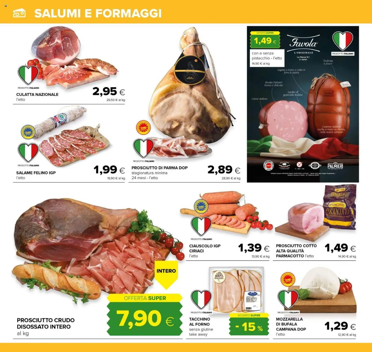 Volantino Tigre del 26.02.2026 | Pagina: 10 | Prodotti: Tacchino, Mozzarella, Prosciutto, Guanciale