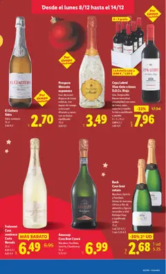 Vista previa Cepa Lebrel Vino tinto crianza D.O.Ca. Rioja, Uva: Tempranillo. Buena intensidad, complejidad con notas de frutos rojos, especias y vainilla. En boca equilibrado y amable. 4 + 2 x 75 cl válido desde el 08.12.2025 | Página: 25