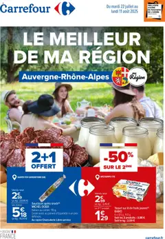 Carrefour - Prévisualisation de Carrefour le meilleur de ma région valide à partir de 22.07.2025