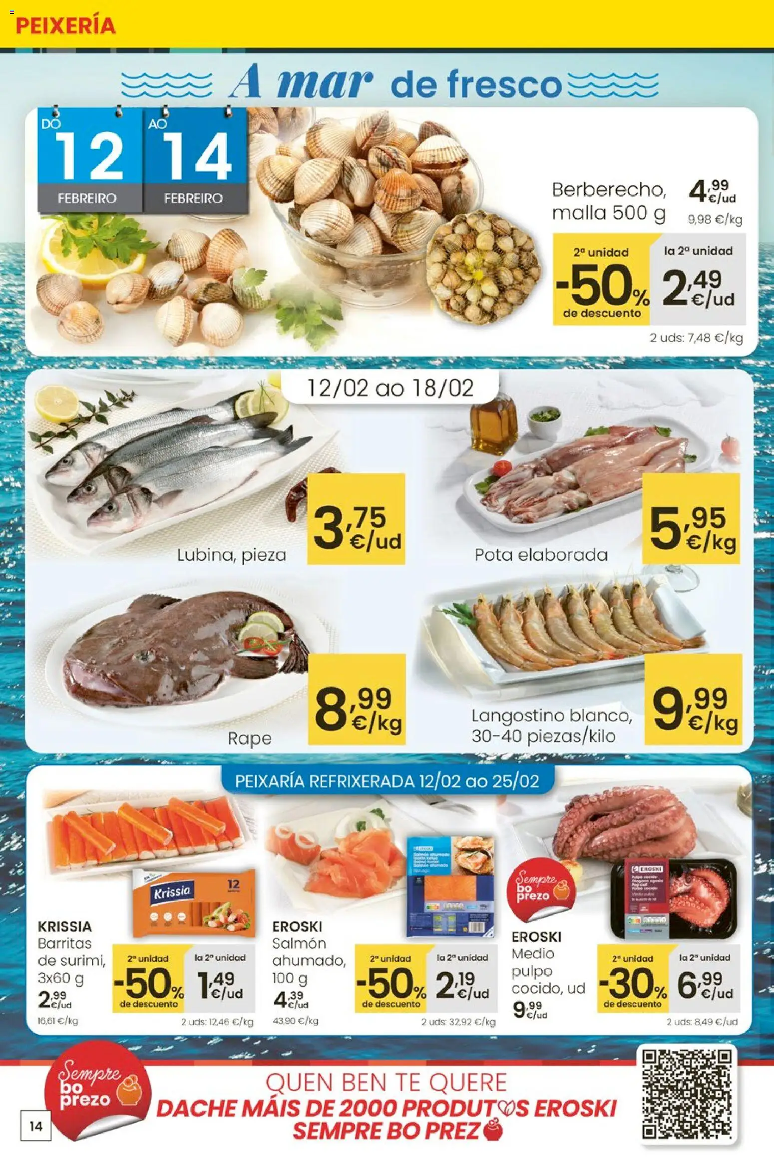 Eroski - Entroido do aforro │ válido desde el 12.02.2026 | Página: 14 | Productos: Té, Langostino