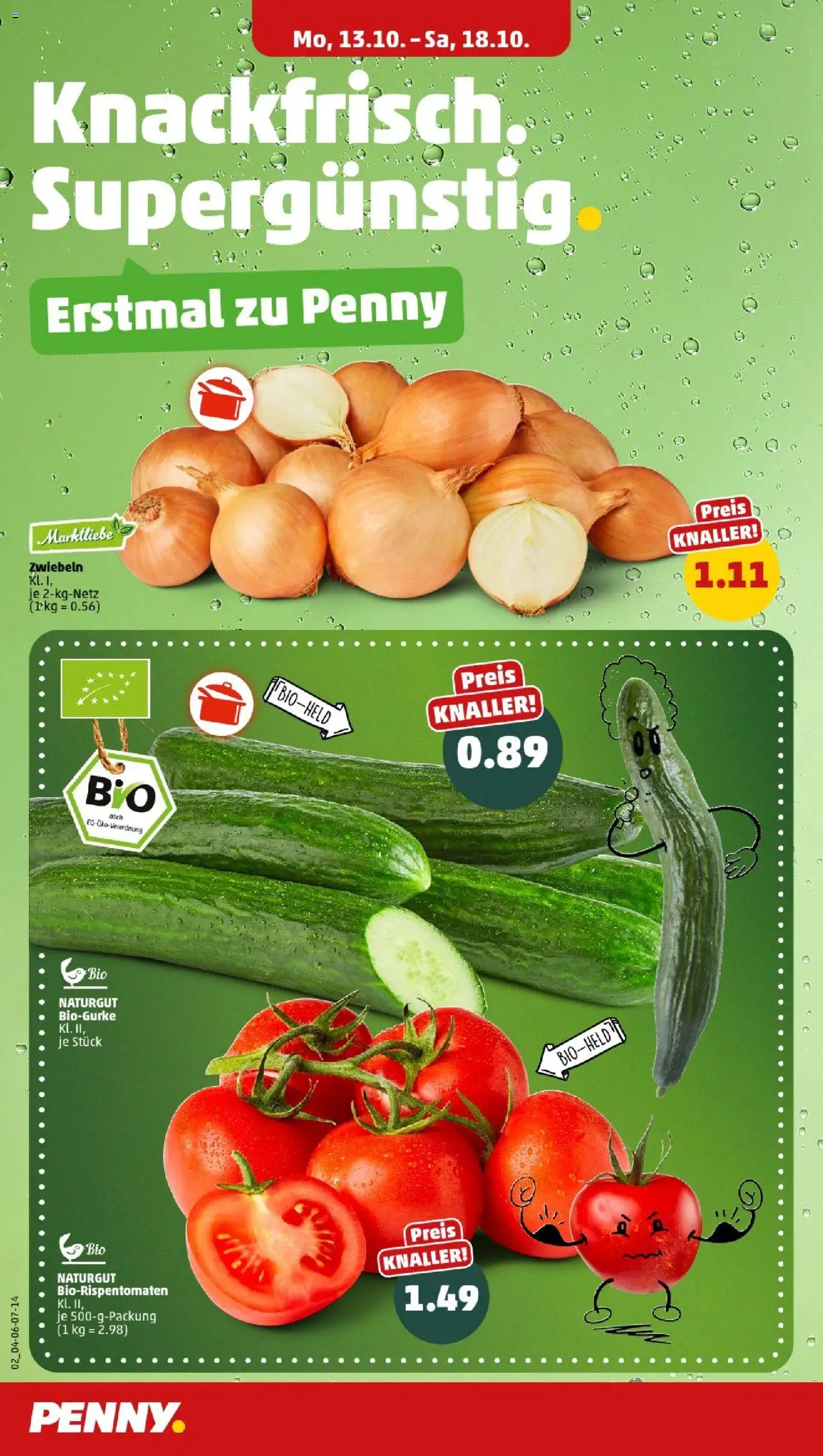 Penny - Saarland – gültig ab 13.10.2025 | Seite: 6 | Produkte: Zwiebeln