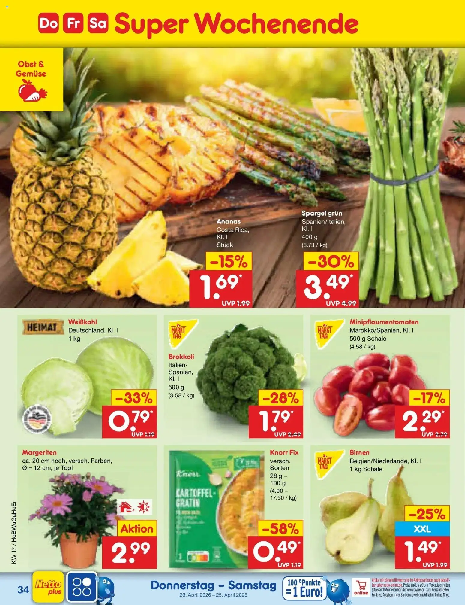 Netto Marken-Discount Prospekt Stemwede-Dielingen	 – gültig ab 20.04.2026 | Seite: 50 | Produkte: Knorr, Gemüse, Obst, Brokkoli