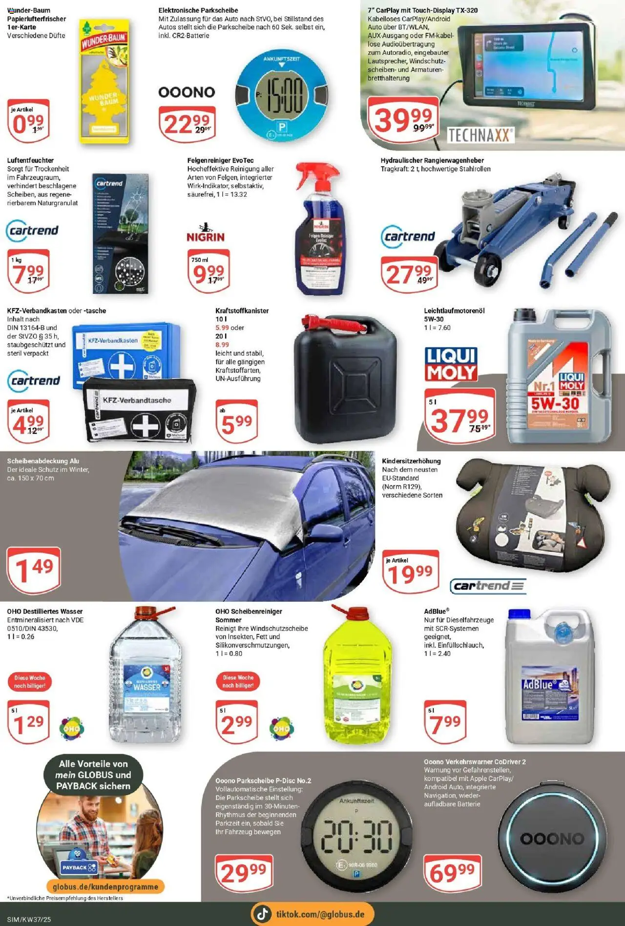 Globus prospekt Simmern	 – gültig ab 07.09.2025 | Seite: 22 | Produkte: Tasche, Batterie, Apple, Wasser