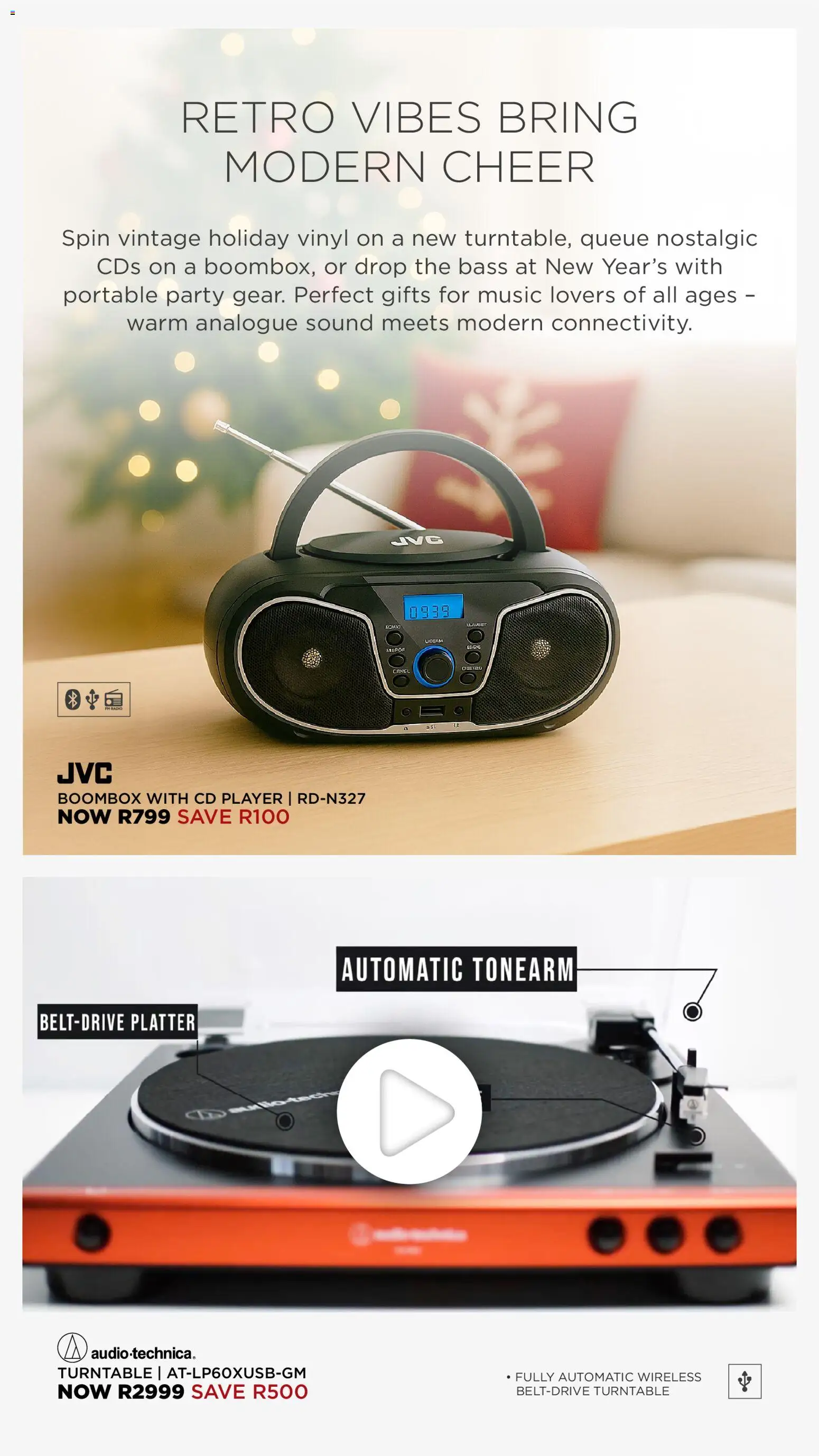 New House and Home catalogue – valid from 01.12.2025 | Page: 13 | Products: Player, Platter, Cd player