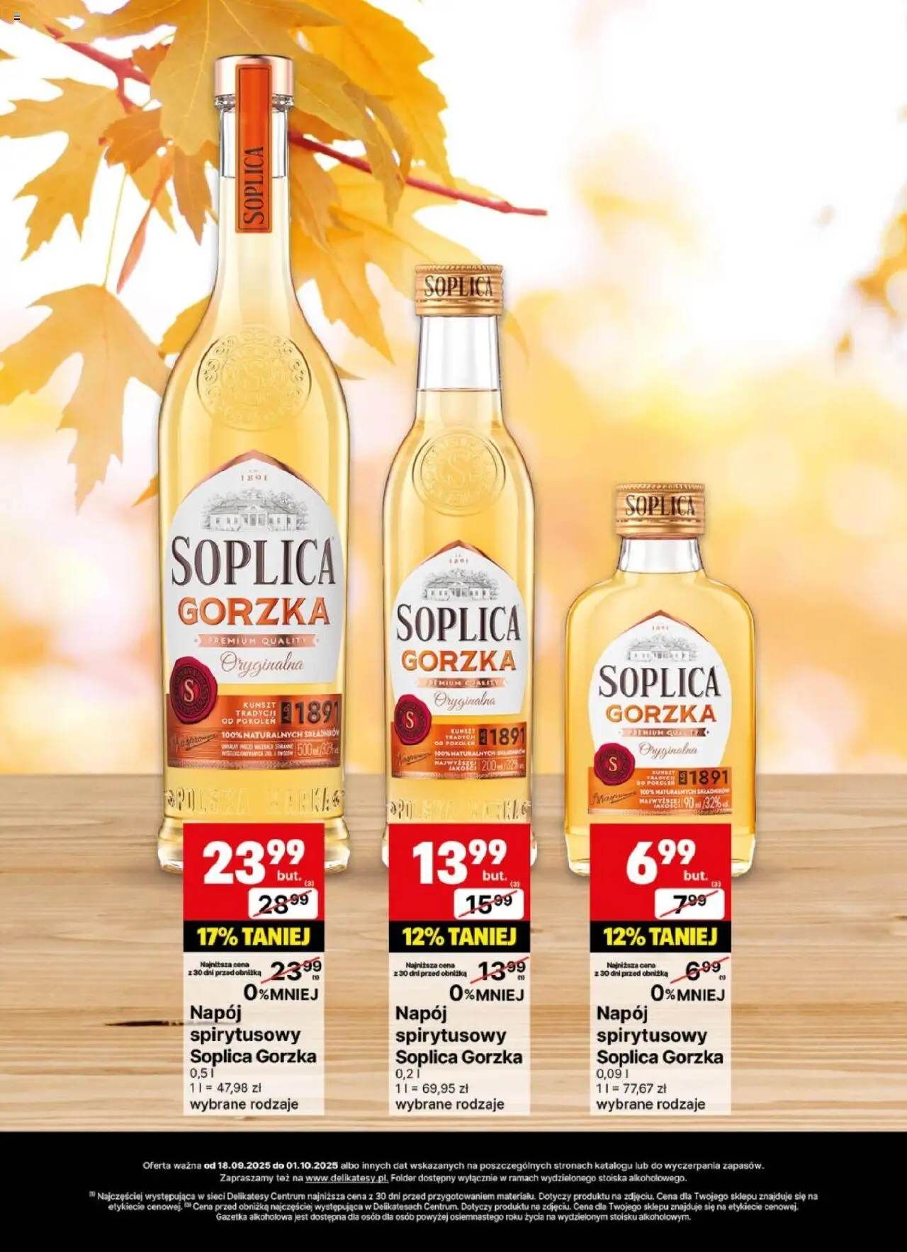 Delikatesy Centrum Gazetka - DeliBarek od 18.09.2025 | Strona: 12 | Produkty: Delikatesy