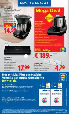 Lidl - Flugblatt ab 02.04.2026 gültig | Seite: 23 | Produkte: Smartphone, Libacomb, Adapter, Apple