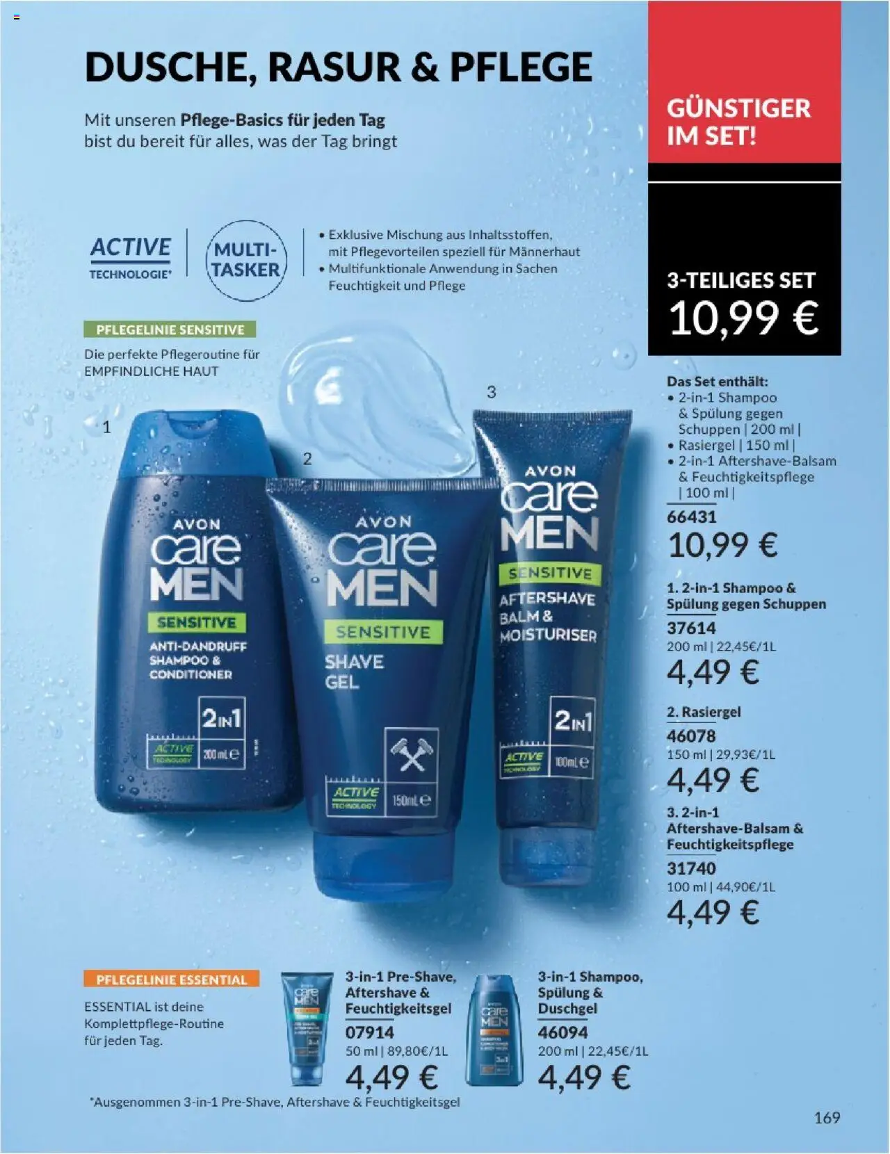 AVON Katalog August 2025 - gültig ab dem 01.08.2025 | Seite: 171 | Produkte: Shampoo, Spülung, Duschgel
