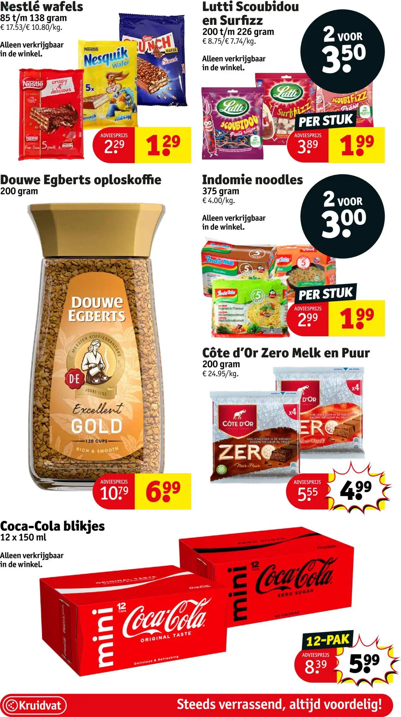  | Pagina: 46 | Producten: Oploskoffie, Wafels, Kast, Melk