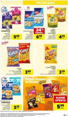 Carrefour Gazetka od 28.07.2025 | Strona: 27 | Produkty: Chipsy, Ketchup, Krakersy, Orzeszki ziemne