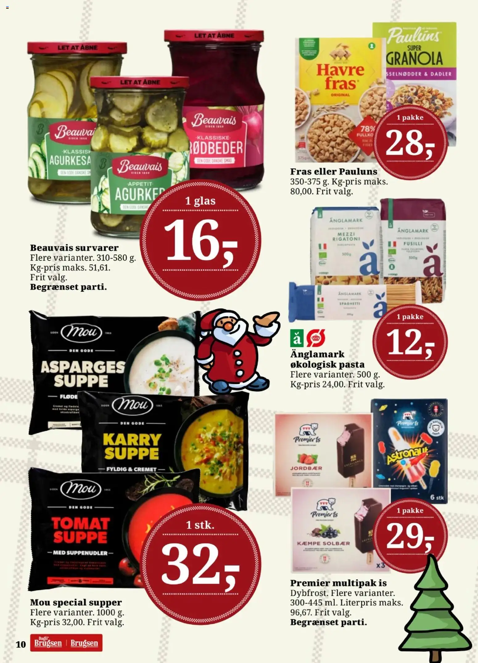 Dagli'Brugsen tilbudsavis – gyldig fra 07.11.2025 | Side: 10 | Produkter: Pasta, Fløde, Is, Dadler