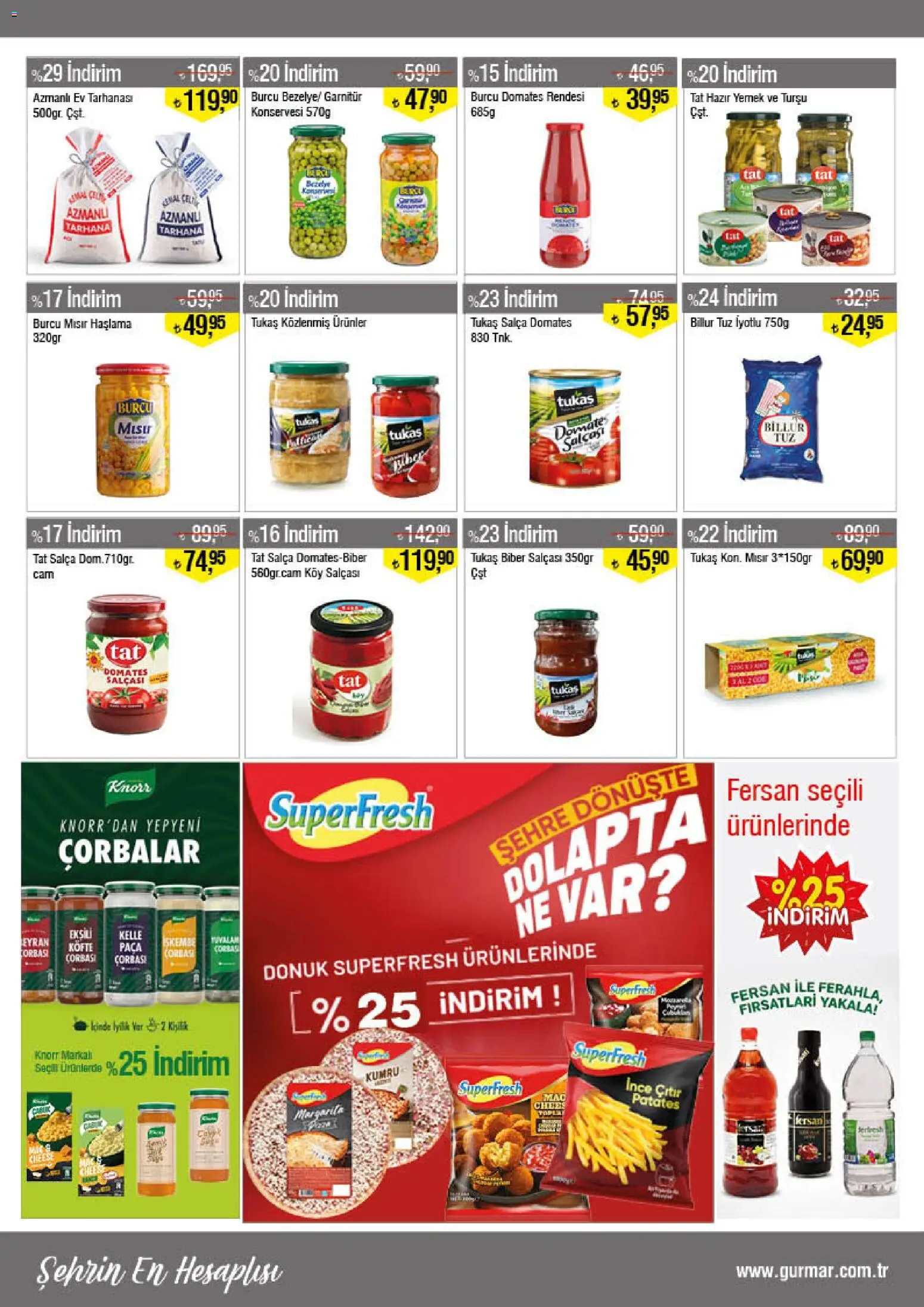 Gürmar Katalog - 01.03.2026 tarihinden itibaren geçerlidir | Sayfa: 8 | Ürünler: Domates, Patates, Biber, Mısır