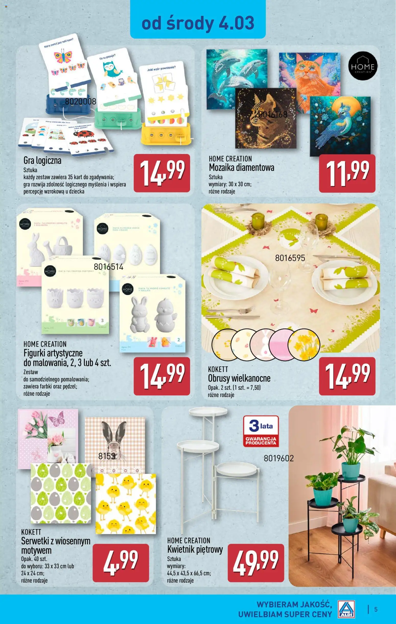 Aldi Gazetka - Hity od Środy i od Soboty od 04.03.2026 | Strona: 5 | Produkty: Gra, Figurki