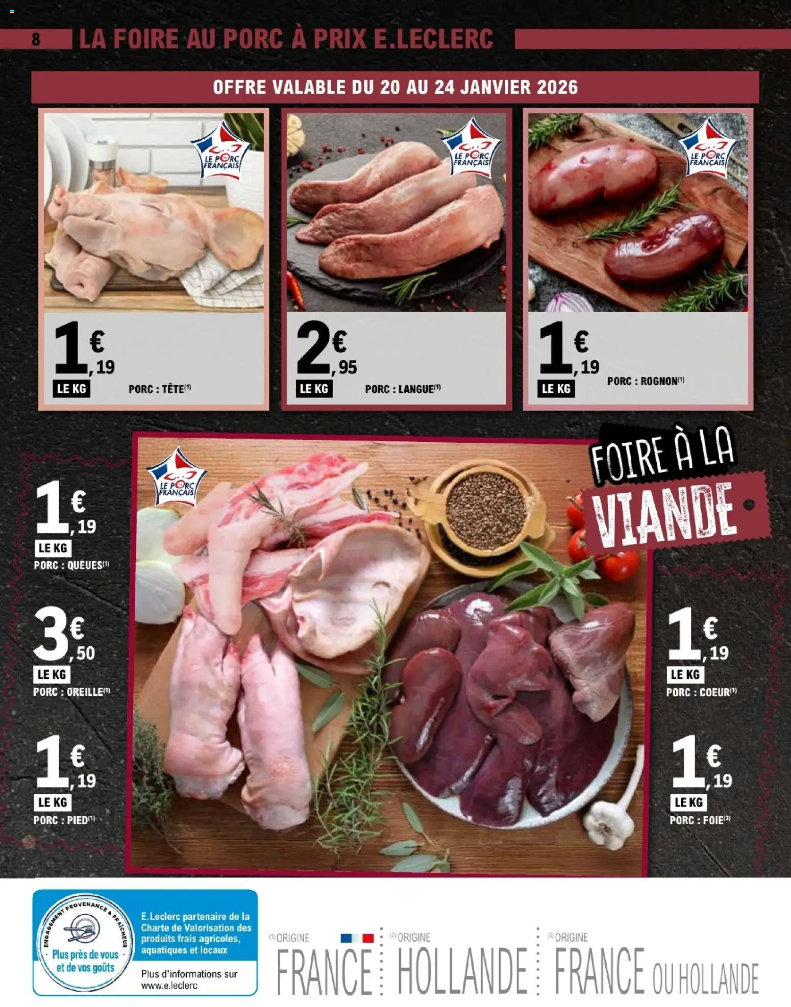 {H1} | Page: 8 | Produits: Viande, Porc, Foire au porc