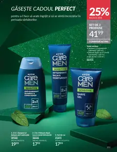 Ofertele Avon valabile de la 01.11.2025 | Pagină: 211 | Produse: Gel de ras, Arapsaçı, Balsam, Cremă