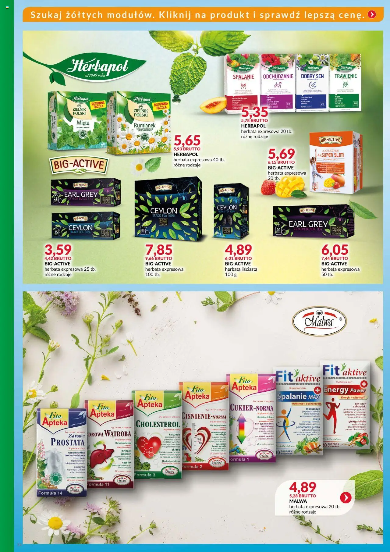 Eurocash Gazetka - Katalog Artykułów Spożywczych od 21.09.2025 | Strona: 54 | Produkty: Kminek, Herbata liściasta, Mięta, Herbata