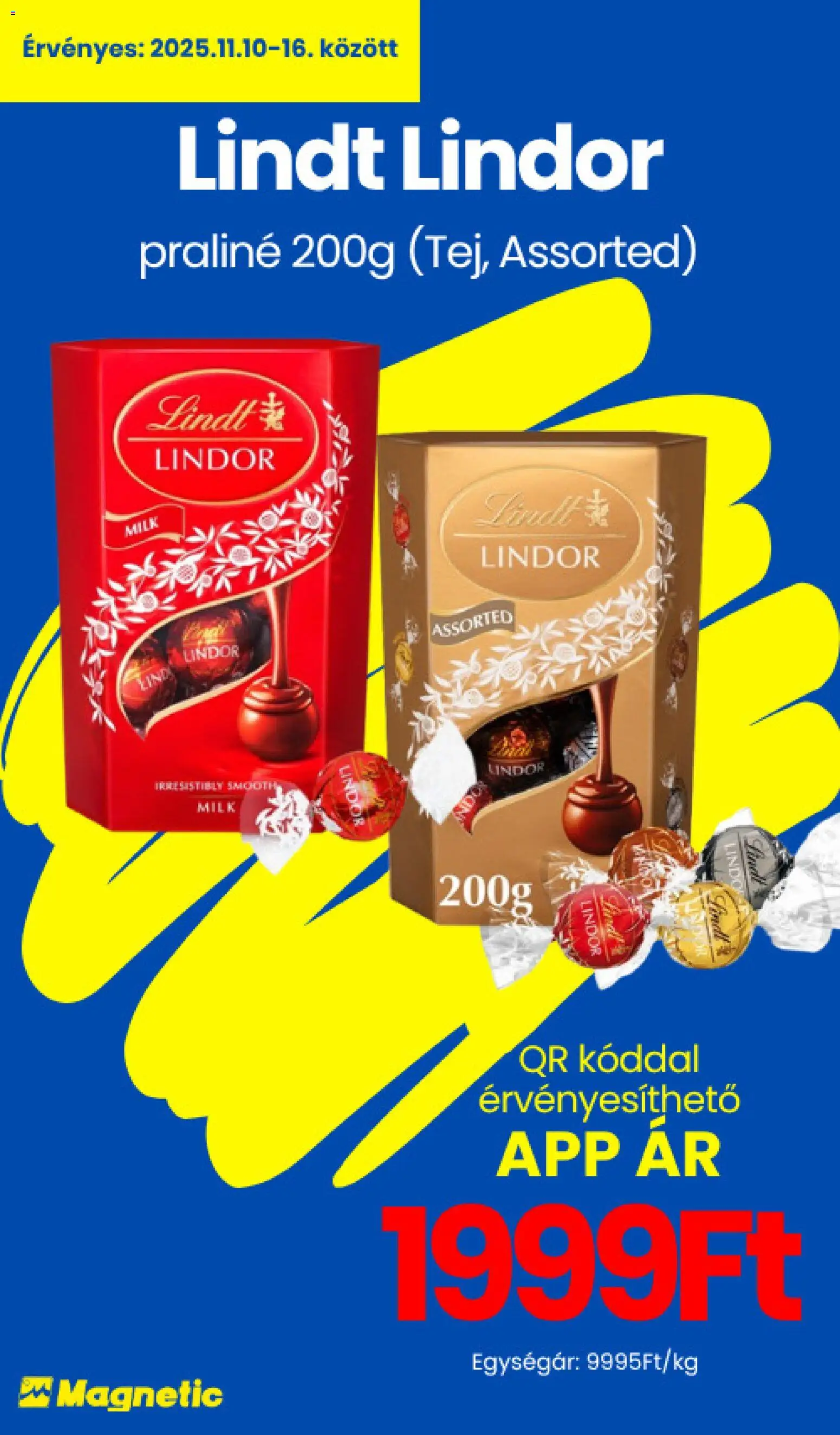 Magnetic akciós ujság - amely érvényes a következő dátumtól: 10.11.2025 | Oldal: 4 | Termékek: Praliné