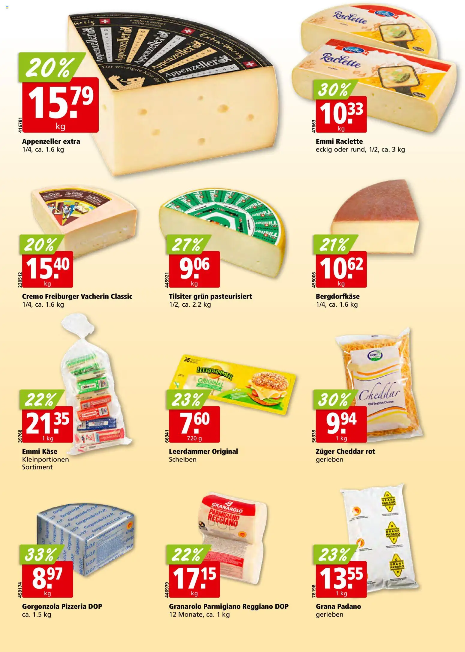 Aligro aktionen Schlieren, Gossau SG, Frauenfeld, Rapperswil-Jona, Sargans, Bern, Brüttisellen, Pratteln, Emmen, Spreitenbach – gültig ab 13.04.2026 | Seite: 16 | Produkte: Käse, Raclette
