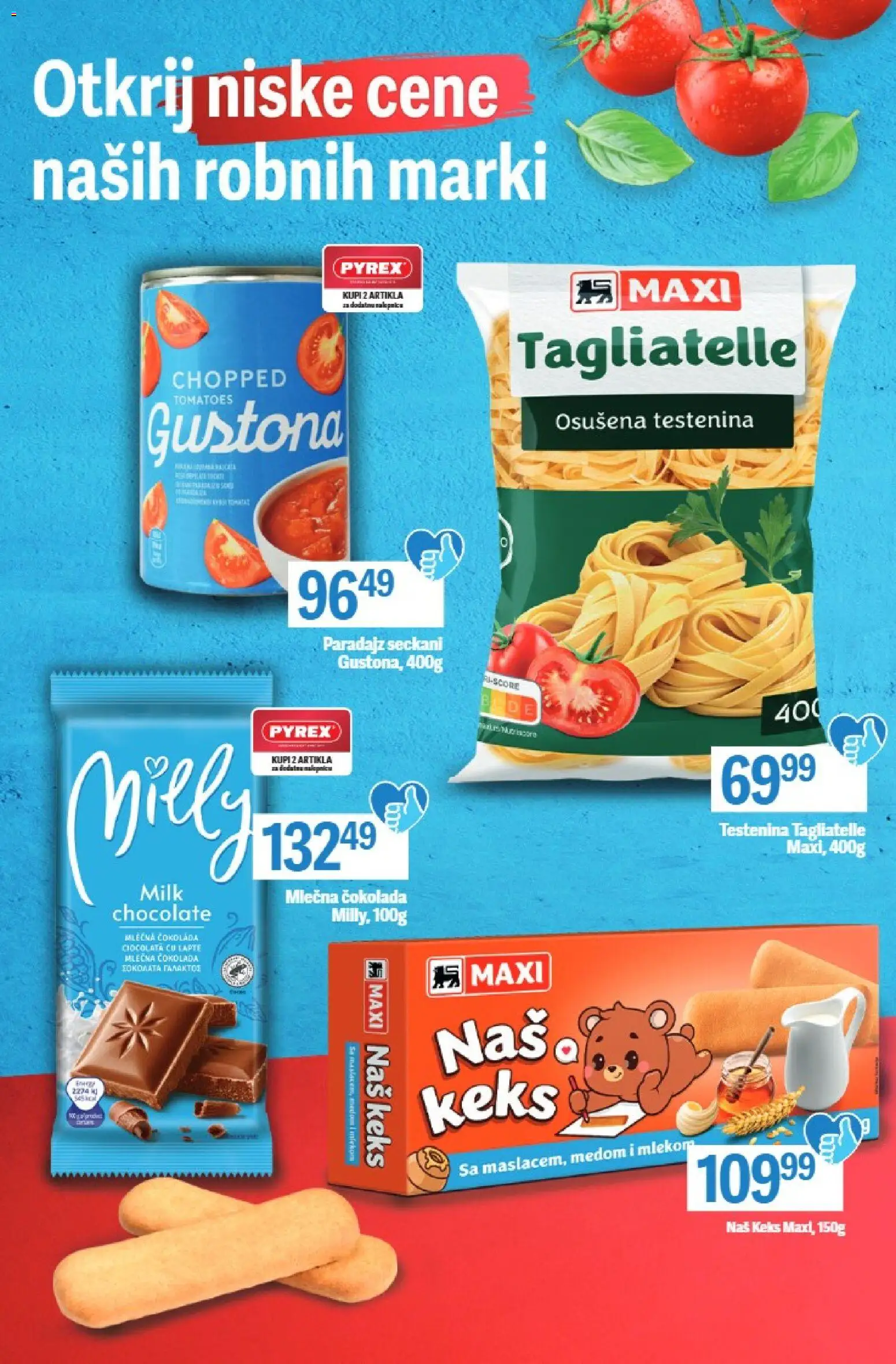 Maxi katalog - važi od 20.04.2026 | Strana: 6 | Proizvode: Testenina, Keks, Mlečna čokolada, Paradajz