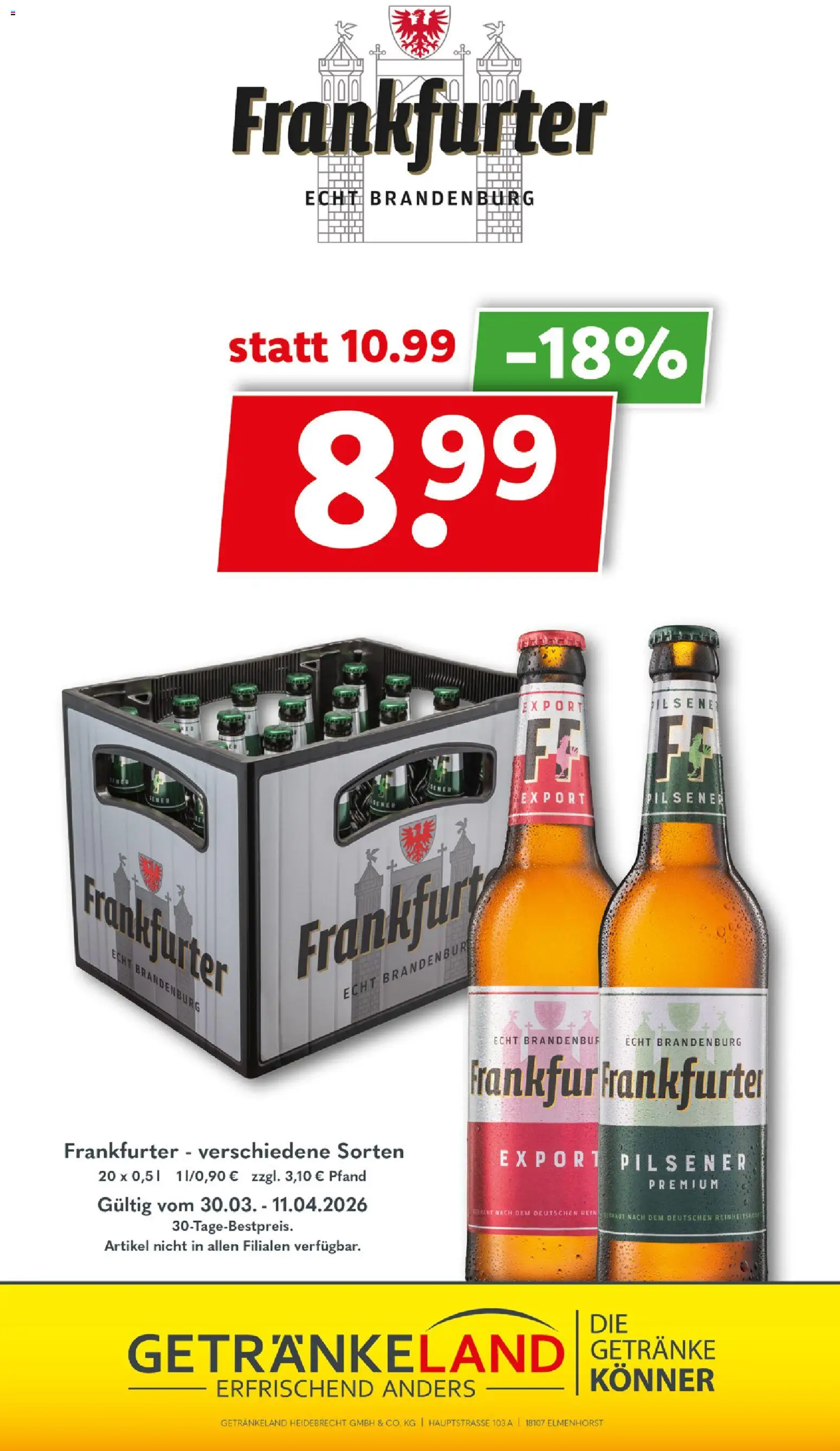 Getränkeland Prospekt 	 – gültig ab 30.03.2026 | Seite: 12